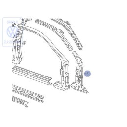Γνήσιο VW Ενίσχυση Για Την Κολόνα A - 535809622C