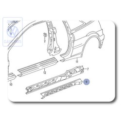 Γνήσιο VW Πρόσθετη Ενίσχυση - 535809705