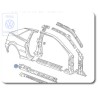 Γνήσιο VW Ενίσχυση Για Πλαϊνή Δοκό - 535810622