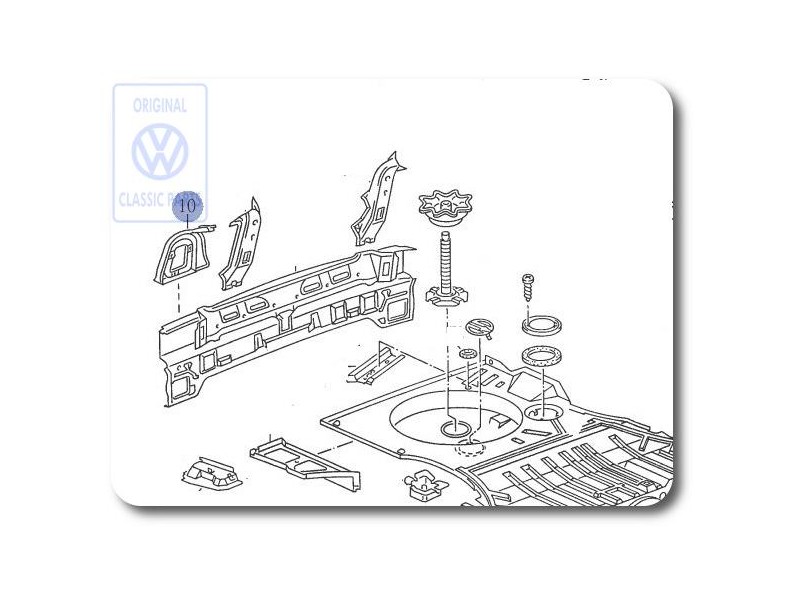 Γνήσιο VW Υποδοχή Για Πίσω Φως - 535813328