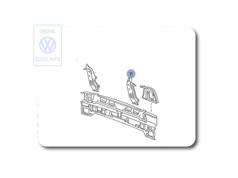 Γνήσιο VW Ενίσχυση Για Άνοιγμα- Πίσω Φωτός - 535813341