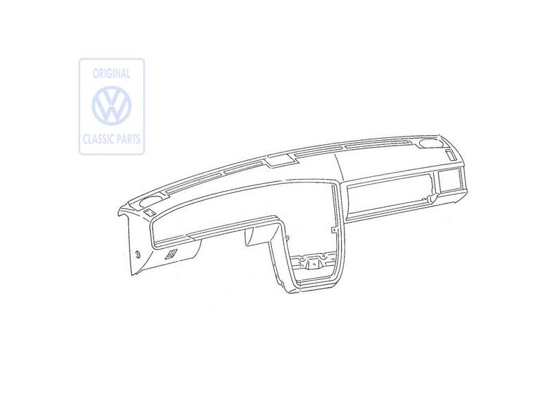Γνήσιο VW Ταμπλό Μαύρο - 535857003H 4FB