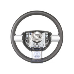 Γνήσιο VW Τιμόνι Δέρμα Σατινέ Μαύρο - 1C0419091DNOBC