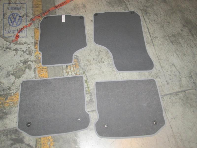 Γνήσιο VW 1 Σετ Πατάκια Flanell Γκρι - 1J2863011G HZG