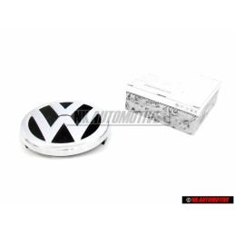 Γνήσιο VW Εμπρόσθιο Σήμα Έμβλημα Μάσκας Χρωμέ - 2H0853601A ULM