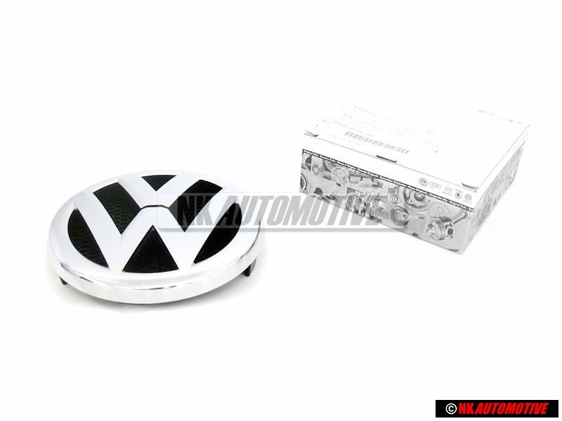 Γνήσιο VW Εμπρόσθιο Σήμα Έμβλημα Μάσκας Χρωμέ - 2H0853601A ULM