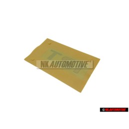Γνήσιο VW TSI Οπίσθιο Σήμα Έμβλημα Χρωμέ Κόκκινο - 3AA853675A GQF
