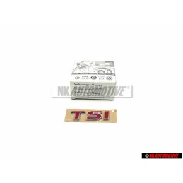 Γνήσιο VW TSI Οπίσθιο Σήμα Έμβλημα Κόκκινο - 3AA853675C GQF