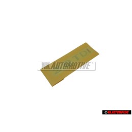 Γνήσιο VW 2.0 TDI Οπίσθιο Σήμα Έμβλημα Χρωμέ Κόκκινο - 3AA853675F GQF