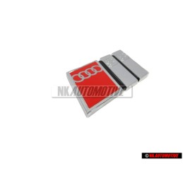 Γνήσιο Audi S6 Οπίσθιο Σήμα Έμβλημα Μάσκας Χρωμέ Κόκκινο - 4A5853735E 2ZZ