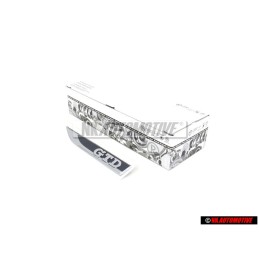 Γνήσιο VW GTD Πλαϊνό Σήμα Έμβλημα Μάυρο Χρωμέ - 5G0853688N CMT