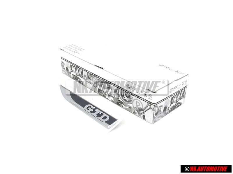 Γνήσιο VW GTD Πλαϊνό Σήμα Έμβλημα Μάυρο Χρωμέ - 5G0853688N CMT