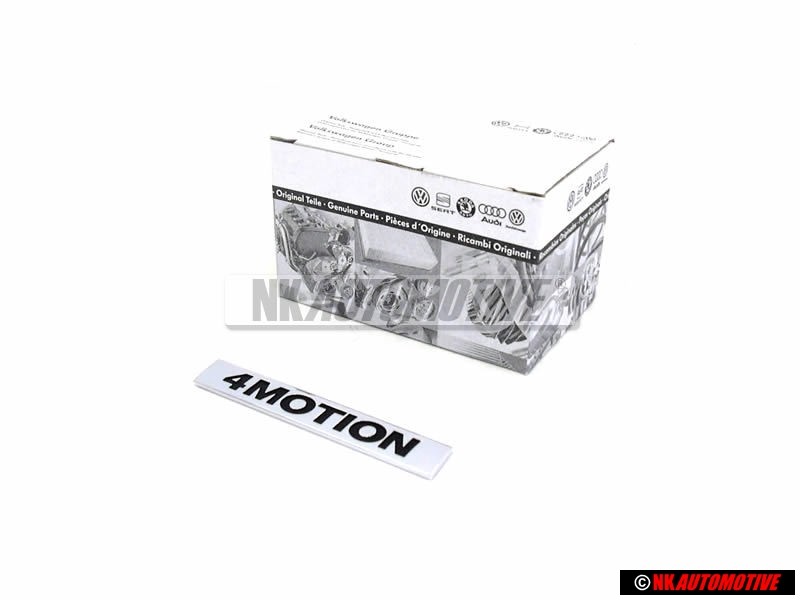 Γνήσιο VW 4MOTION Οπίσθιο Σήμα Έμβλημα Χρωμέ - 5K0853675S FXC