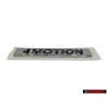 Γνήσιο VW 4MOTION Οπίσθιο Σήμα Έμβλημα Χρωμέ - 5K0853675S FXC