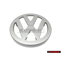 Γνήσιο VW Εμπρόσθιο Σήμα Έμβλημα Μάσκας Ασημί - 600853601