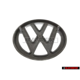 Γνήσιο VW Εμπρόσθιο Σήμα Έμβλημα Μάσκας Ασημί - 600853601