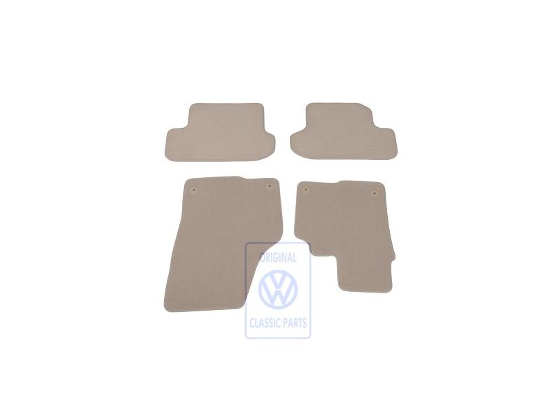 Γνήσιο VW 1 Σετ Πατάκια Nutria Μπεζ - 5C2863011D ICK