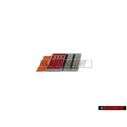 Γνήσιο Audi S2 Πλακέτα Σήμα Έμβλημα Τιμονιού Χρωμέ Κόκκινο - 893419685
