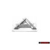 Γνήσιο Audi A Οπίσθιο Σήμα Έμβλημα Χρωμέ - 4D0853741 2ZZ