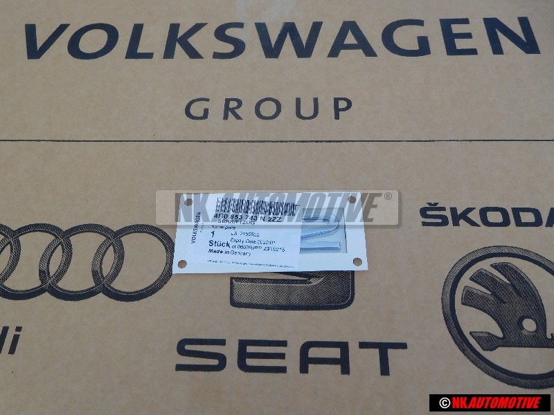 Γνήσιο Audi 4.2 Οπίσθιο Σήμα Έμβλημα Χρωμέ - 4B0853743N 2ZZ