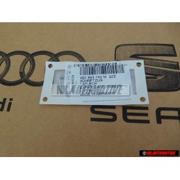 Γνήσιο Audi 3.7 Οπίσθιο Σήμα Έμβλημα Χρωμέ - 4B0853743M 2ZZ
