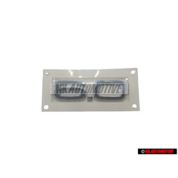 Γνήσιο Audi 6.0 Οπίσθιο Σήμα Έμβλημα Χρωμέ - 4D0853743F 2ZZ