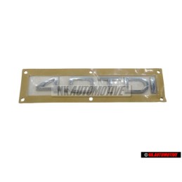 Γνήσιο Audi 4.0 TDI Οπίσθιο Σήμα Έμβλημα Χρωμέ - 4E0853743F 2ZZ