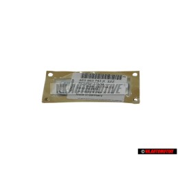 Γνήσιο Audi 3.7 Οπίσθιο Σήμα Έμβλημα Χρωμέ - 4E0853743K 2ZZ