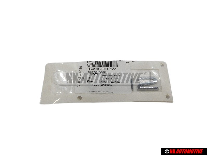 Γνήσιο Audi W12 Οπίσθιο Σήμα Έμβλημα Χρωμέ - 4E0853601 2ZZ