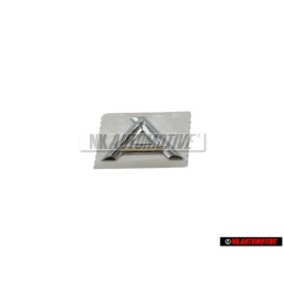 Γνήσιο Audi A Οπίσθιο Σήμα Έμβλημα Χρωμέ - 4A5853741D 2ZZ