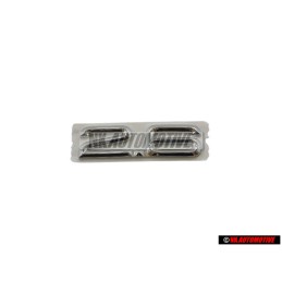 Γνήσιο Audi 2.6 Οπίσθιο Σήμα Έμβλημα Χρωμέ - 4A5853743K 2ZZ