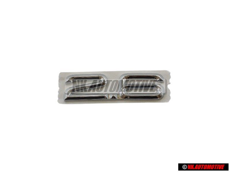 Γνήσιο Audi 2.6 Οπίσθιο Σήμα Έμβλημα Χρωμέ - 4A5853743K 2ZZ