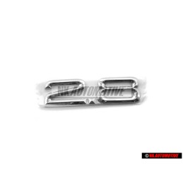 Γνήσιο Audi 2.8 Οπίσθιο Σήμα Έμβλημα Χρωμέ - 4A5853743M 2ZZ