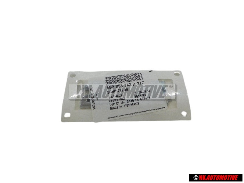 Γνήσιο Audi 2.4 Οπίσθιο Σήμα Έμβλημα Χρωμέ - 4B0853743H 2ZZ