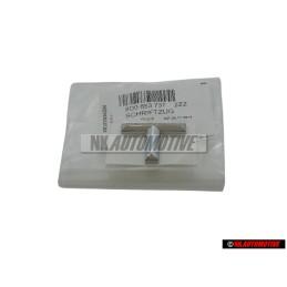 Γνήσιο Audi T Οπίσθιο Σήμα Έμβλημα Χρωμέ - 8D0853737 2ZZ