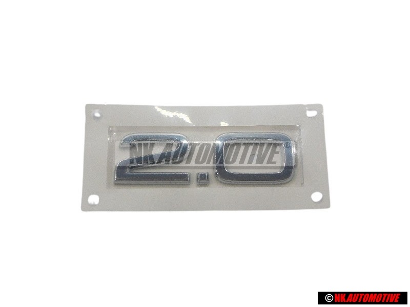 Γνήσιο Audi 2.0 Οπίσθιο Σήμα Έμβλημα Χρωμέ - 8E0853743C 2ZZ