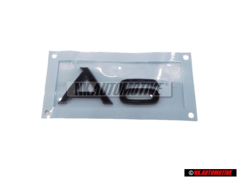 Γνήσιο Audi A6 Οπίσθιο Σήμα Έμβλημα Μάυρο - 4F0853741B T94