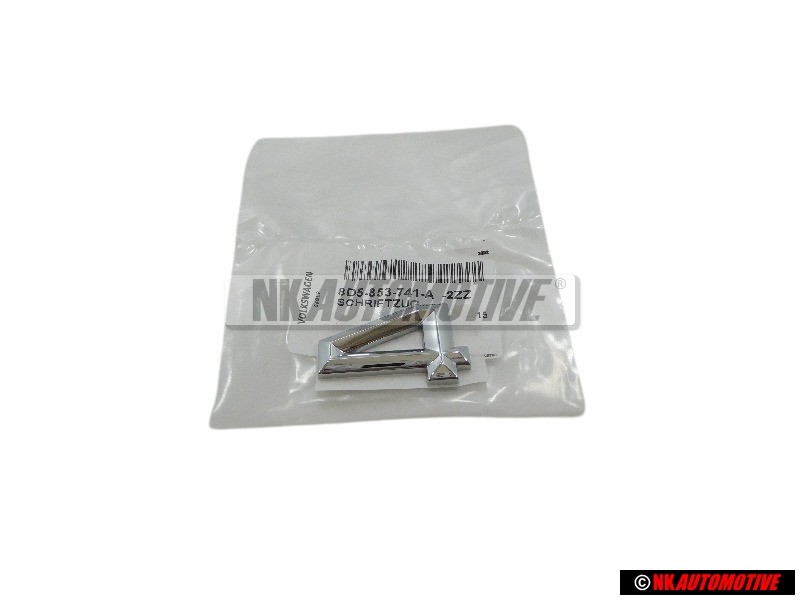 Γνήσιο Audi 4 Οπίσθιο Σήμα Έμβλημα Χρωμέ - 8D5853741A 2ZZ