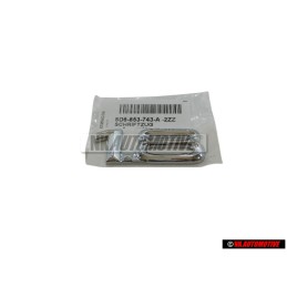 Γνήσιο Audi 1.8 Οπίσθιο Σήμα Έμβλημα Χρωμέ - 8D5853743A 2ZZ