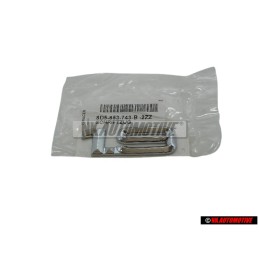 Γνήσιο Audi 1.9 Οπίσθιο Σήμα Έμβλημα Χρωμέ - 8D5853743B 2ZZ