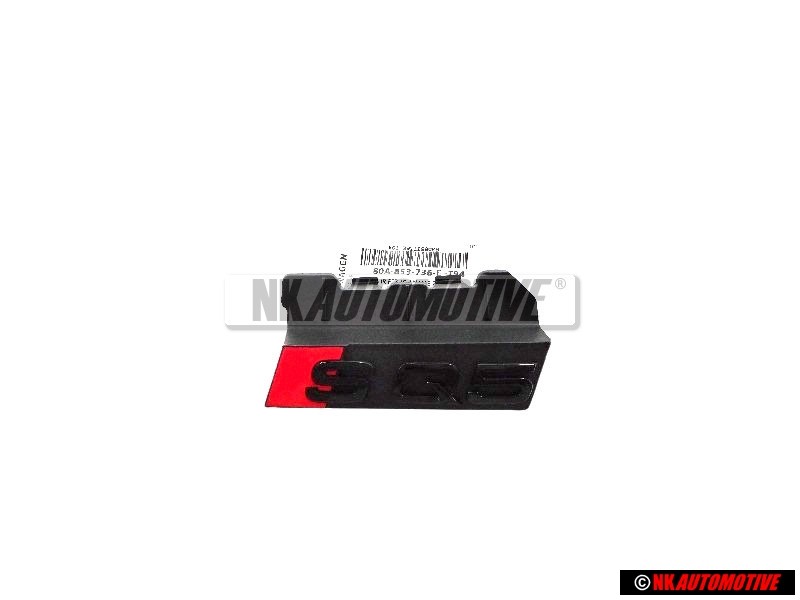Γνήσιο Audi SQ5 Εμπρόσθιο Σήμα Έμβλημα Μάσκας Μάυρο Κόκκινο - 80A853736E T94