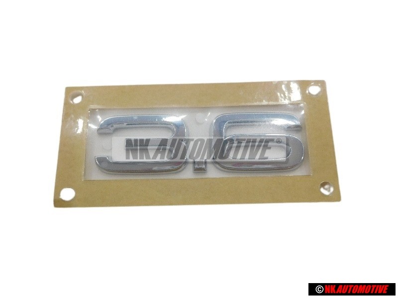 Γνήσιο Audi 3.6 Οπίσθιο Σήμα Έμβλημα Χρωμέ - 4L0853743A 2ZZ
