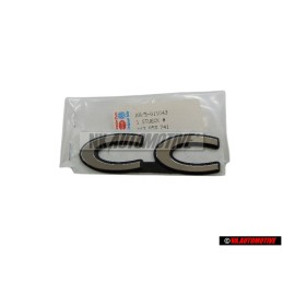 Γνήσιο Audi CC Οπίσθιο Σήμα Έμβλημα Ασημί - 443853741