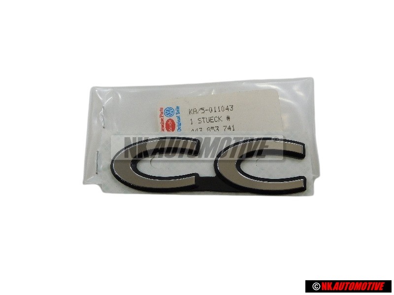 Γνήσιο Audi CC Οπίσθιο Σήμα Έμβλημα Ασημί - 443853741