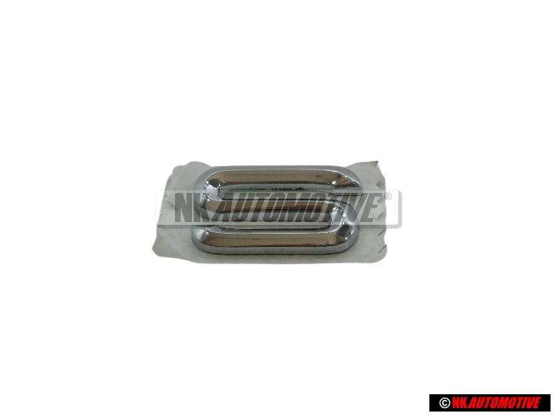 Γνήσιο Audi S Οπίσθιο Σήμα Έμβλημα Χρωμέ - 4A5853745D 2ZZ