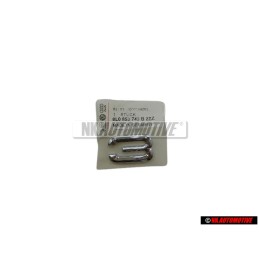 Γνήσιο Audi 3 Οπίσθιο Σήμα Έμβλημα Χρωμέ - 8L0853743B 2ZZ