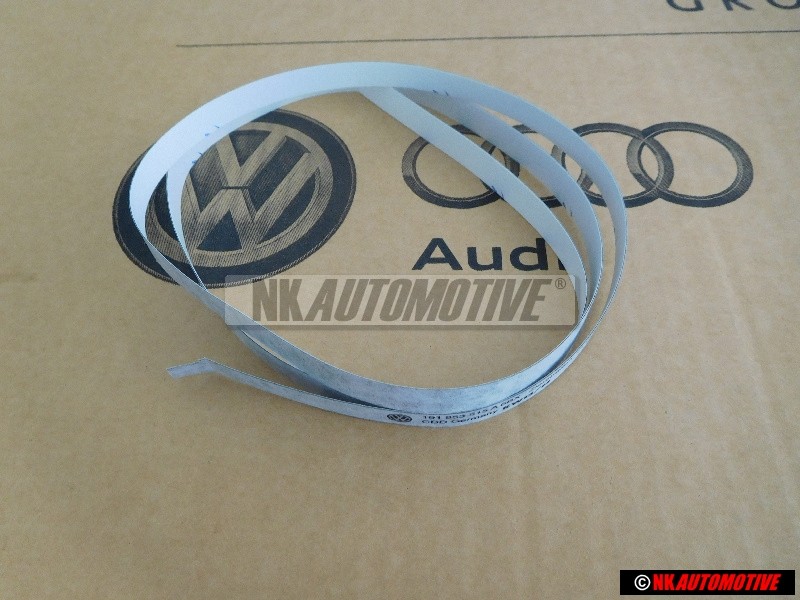 Γνήσιο VW Διακοσμητική Λωρίδα Για Πόρτα Σατινέ Μαύρο - 191853515A 6BX