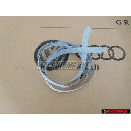 Γνήσιο VW Διακ. Λωρίδα Για Πλαϊνό Τμήμα Σατινέ Μαύρο - 191853536A 6BX