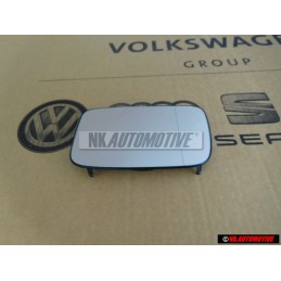 Γνήσιο VW Κρύσταλλο Καθρ. (Ασφαιρικός- Ευρυγώνιος) Με Φορέα Πλάκα - 191857521K