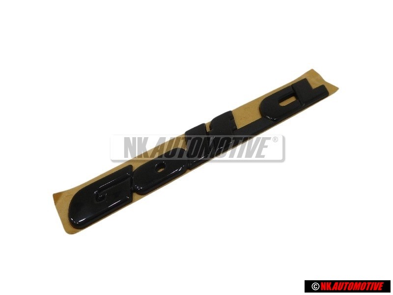 Γνήσιο VW GOLF CL Οπίσθιο Σήμα Έμβλημα Μάυρο - 1H6853687R 01C